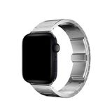 Bikordon Apple Watch Uyumlu Royal Edition Gri Çelik Unisex Akıllı Saat Kordon