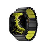 Bikordon Titaflex Apple Watch Ultra Uyumlu Shock Titanyum Siyah Akıllı Saat Kordon