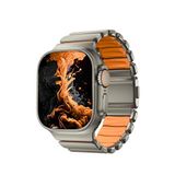 Bikordon Titaflex Apple Watch Ultra Uyumlu Spark Titanyum Gri Akıllı Saat Kordon