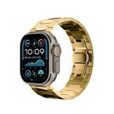 Bikordon Titanova Apple Watch Uyumlu Titanyum Altın Akıllı Saat Kordon