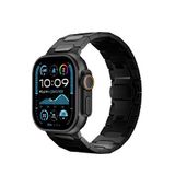 Bikordon Titanova Siyah Apple Watch Uyumlu Titanyum Akıllı Saat Kordon