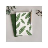 Bikutumutluluk Banana Leaf Yeşil Bitkiler Defter
