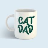 Bikutumutluluk Cat Dad Kedi Babası Kupa Bardak