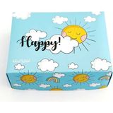 Bikutumutluluk Happy Today Hediye Kutusu ( Sadece Kutu) - Mavi