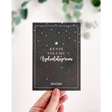 Bikutumutluluk Hediyelik - Kendi Yolumu Aydınlatıyorum Mottolu Hediye Kartı