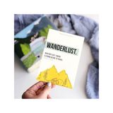 Bikutumutluluk Hediyelik - Wanderlust Seyahat Tutkusu Macera Mottolu Hediye Kartı