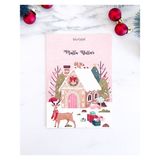 Bikutumutluluk Hediyelik - Yılbaşı Kartpostal Serisi-Kurabiye Evi Mottolu Hediye Kartı