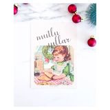 Bikutumutluluk Hediyelik - Yılbaşı Kartpostal Serisi- Vintage Minik Aşçı Mottolu Hediye Kartı