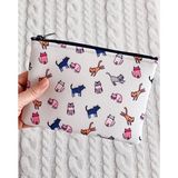 Bikutumutluluk Kediler Makyaj Çantası Clutch Kalemlik