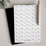 Bikutumutluluk N024 Beyaz Çapa Çizgisiz Defter