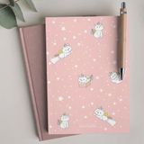 Bikutumutluluk N038 Unicorn Kedi Çizgisiz Defter