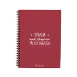 Bikutumutluluk N082 A5 Tasarım Spiralli Defter