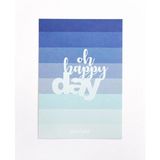 Bikutumutluluk Oh Happy Day Mottolu Hediye Kartı