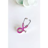 Bikutumutluluk Pembe Steteskop Doktor Rozet
