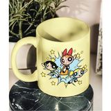 Bikutumutluluk Powerpuff Girls Başarı Sarı Kupa Bardak