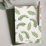 Bikutumutluluk Rosetta Yeşil Bitkiler Defter