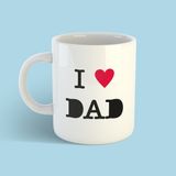 Bikutumutluluk Seni Seviyorum Babacığım I Love Dad Babalar Günü Kupa Bardak