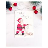 Bikutumutluluk Yılbaşı Kartpostal Serisi- Noel Babanın Hediye Listesi Mottolu Hediye Kartı