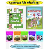 Bil Bul Öğren 4. Sınıf+Doğada Matematik 4+ Çocukların Keyifle Okuyacağı 5'li Hikaye Seti (Ciltli)