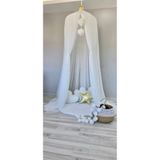 Bila Baby STQUEEN BEYAZ TÜL CİBİNLİK PREMİUM GÖLGELİK SİNEKLİK
