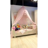 Bila Baby STQUEEN PREMİUM FULL SET TÜL CİBİNLİK ŞEKER PEMBE (PİNK) 5 mt MİNİ LED IŞIKLI