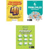 Bilal Işıklı Yayınları Adım Adım Işıklı 4.sınıf Tüm Dersler Sb+Bilfen Problemler Sb+Bilfen Paragraf Sb.seti(3 Kitap)