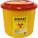 Bilal Kağıtçılık SK006595 Tıbbi Atık Kutusu 5 Lt - 1 Adet