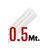 Bilarch 3 Raylı Korniş Perde Rayı 0.50 Metre Kaliteli Sağlam Ambalaj