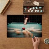Bilardo Masası - Oyun Tasarımı 240 Parça Ahşap Puzzle Ahşap Kutuda MP06389
