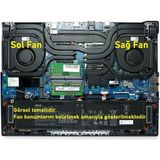 Bilbor Bilgisayar Asus Rog Strix G15 G513QY-HQ008 Fan Sağ V1 (5V)