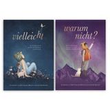 Bilderbuch Set "Vielleicht" & "Warum nicht?" von Kobi Yamada & Gabriella Barouch – Zwei inspirierende Kinderbücher über Mut, Träume & Möglichkeiten – Mit Lesezeichen – Liebevoll illustriert