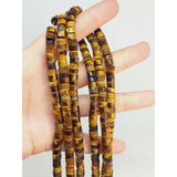 Bileklik Boy Kaplan Gözü Taşı Şekilli 6x3mm Yarım Dizi 49454 18cm Uzunluğundadır
