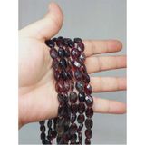 Bileklik Boy Lal Garnet Granat Taşı Şekilli Yarım Dizi 12 3.5mm 51342 18cm Uzunluğundadır