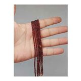 Bileklik Boy Lal Granat Garnet Taşı Küp Şekilli Dizi 2mm Yarım Dizi 17cm Uzunluğundadır