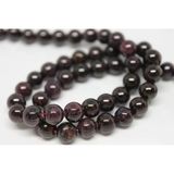 Bileklik Boy Lal (Granat) (Garnet) Taşı Yarım Dizi 7Mm (18Cm Uzunluğundadır)