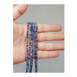 Bileklik Boy Lapis Taşı Küp Şekilli Dizi 2mm 51144 Yarım Dizi 17cm Uzunluğundadır