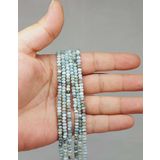 Bileklik Boy Larimar Taşı Dizi 2.5 3.5mm 51218 Yarım Dizi 17cm Uzunluğundadır