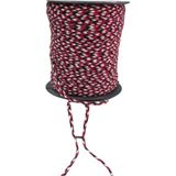 Bileklik Ipi, Hediye Paketleme Ipi, Şans, Bereket, Aşk, Şifa, Güç 5 mm Pamuk 5 Metre Kırmızı