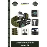 #Bileklik Outdoor Kamp Hayatta Kalma Paracord Taktik Ekipman Doğa Acil Düdüklü Pusulalı Bileklik