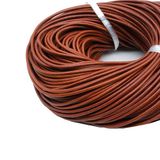 Bileklik ve Hobi Hakiki Sırım Deri İp 3 mm 5 Metre Taba