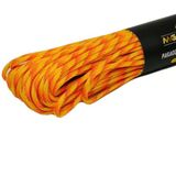 Bileklik Ve Outdoor Polyester Paracord İp 4 Mm 30 Metre Sarı Turuncu