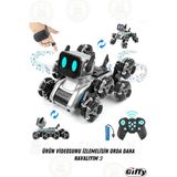 Bilekten Kontrol 8 Teker Buharlı Şarjlı Köpek Robot Araba Müzikli Ve Led Işık Kumandalı Robot Köpek