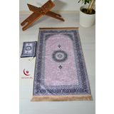 Bilenler Çantalı Seccade - 70x110 cm - İnce ve Taşınabilir - Şık ve Desenli Tasarım
