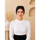 Bilenler Dikişsiz Silikonlu Bone Siyah