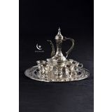 Bilenler Hediyelik/ Dekoratif Gümüş Zemzem Takımı 8 Parça Set