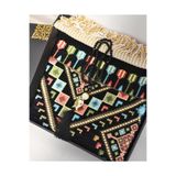 Bilenler Hediyelik Seccade Tesbih Seti– Kilim Desenli Kadife Astarlı Seccade, Kristal Tesbih Kutulu Set