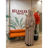 Bilenler Medine Ipeği Gölgeli Sufle Takım - Standart - 001-Krem