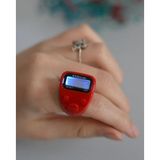 Bilenler Mini Işıklı Zikirmatik Kırmızı
