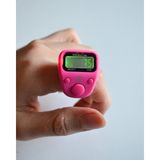 Bilenler Mini Zikirmatik Işıklı Sesli Yüzük Zikirmatik - Pembe