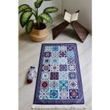 Bilenler Pratik Ve Taşınabilir Ipek Dokulu Keseli Seccade 40 Yama Desen Turuncu S100110